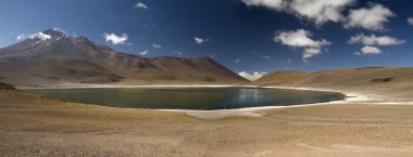 Laguna Altiplanica, Atacama Çölü, Şili