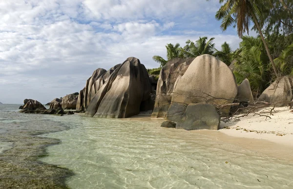 Anse źródła D'Argent, Seszele — Zdjęcie stockowe