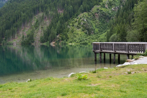 Anterselva jezero — Stock fotografie