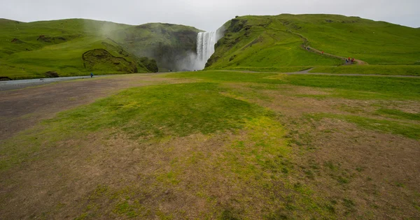 Skogarfoss 瀑布，sud 的冰岛 — 图库照片