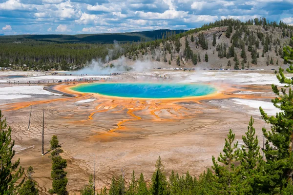 Grand Prismatic Spring, Yellowstone National Park, Wyoming — Stock Photo, Image