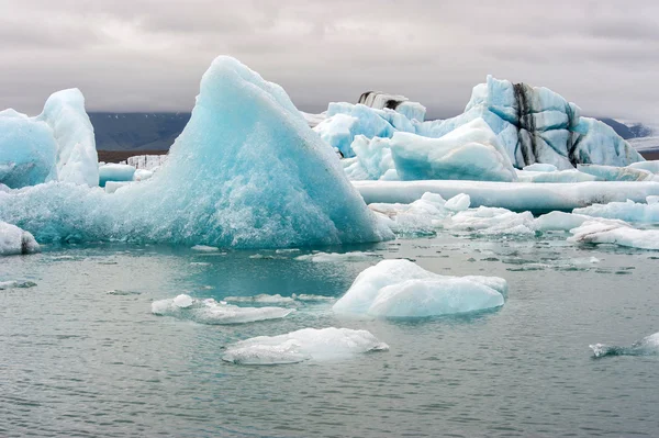 Glaciärlagunen, glacer lagunen, Island — Stockfoto