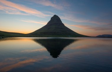 Kirkjufell Dağı, Snaefellsnes Yarımadası, İzlanda