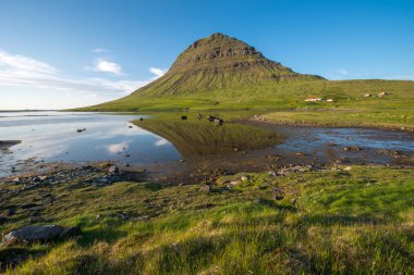 Kirkjufell Dağı, Snaefellsnes Yarımadası, İzlanda