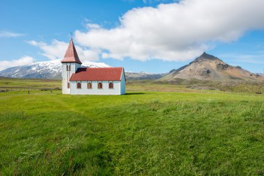 Hellnar church, Iceland clipart