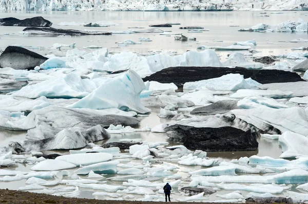 Fjallsarlon glacier lagunen, Island — Stockfoto