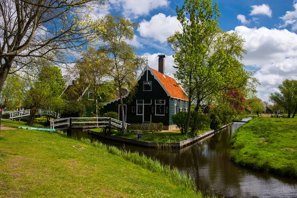 Zaanse Schans dorp, Holland — Stockfoto