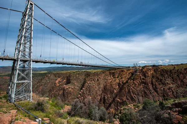 Königliche Schluchtenbrücke, colorado — Stockfoto