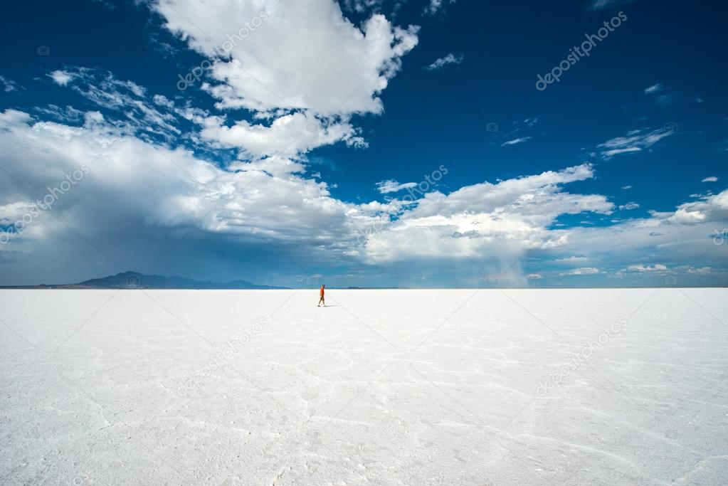 Bonneville salt flats, Utah