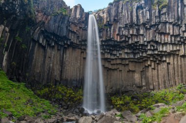 Svartifoss şelale, Skaftafell Milli Parkı, İzlanda