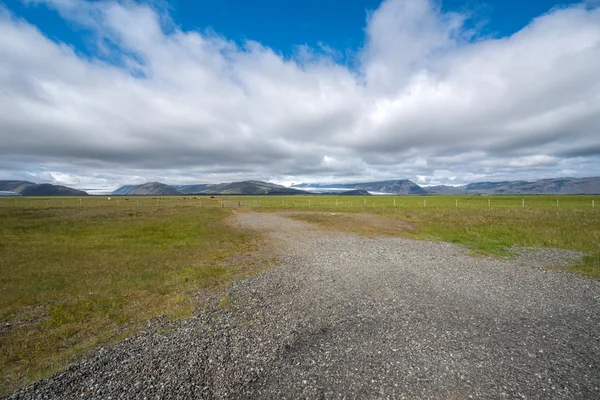 Айстрахорн, к югу от Исландии — стоковое фото