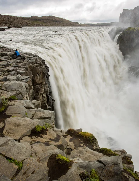 Waterval Dettifoss, IJsland — Stockfoto