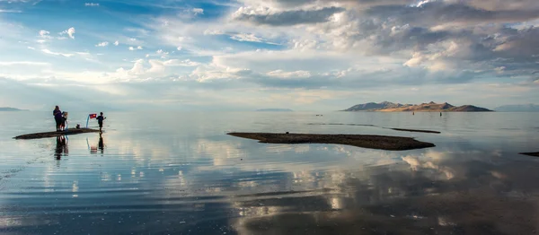 ユタ州のグレートソルト湖 — ストック写真