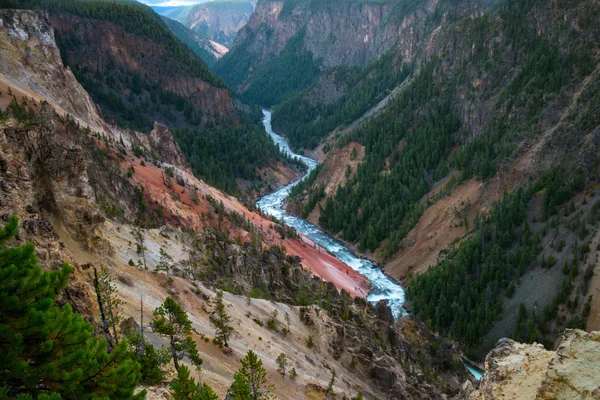 Gran Cañón de Yellowstone, Wyoming — Foto de Stock