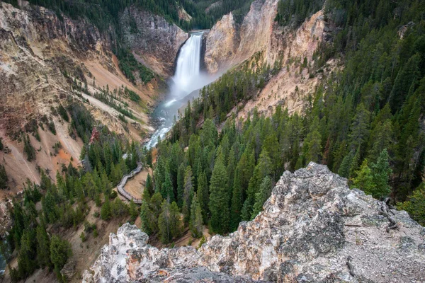 Gran Cañón de Yellowstone, Wyoming — Foto de Stock