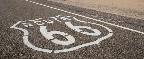 Route 66 teken — Stockfoto