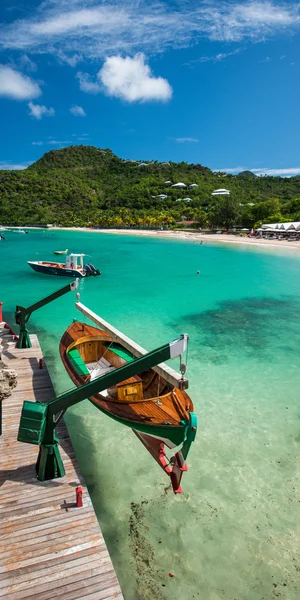 Ilha de St Barth, mar das Caraíbas — Fotografia de Stock