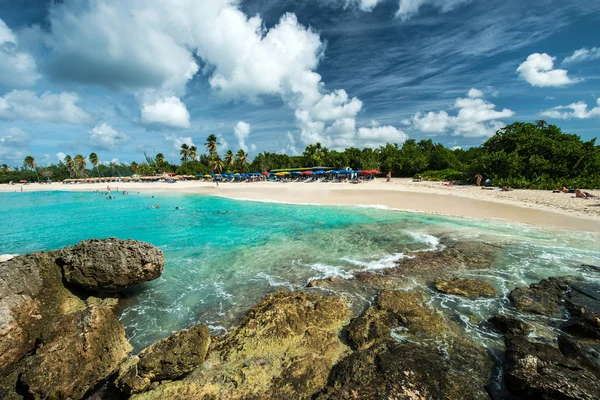 Mullet Bay Maarten — Stock Photo, Image