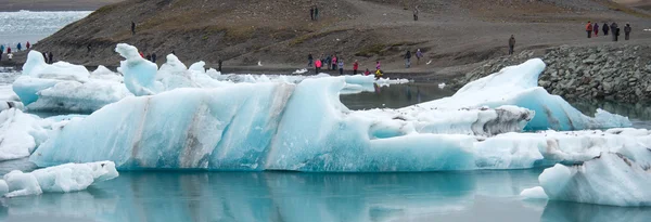 Jokulsarlon, glacer lagün, İzlanda — Stok fotoğraf