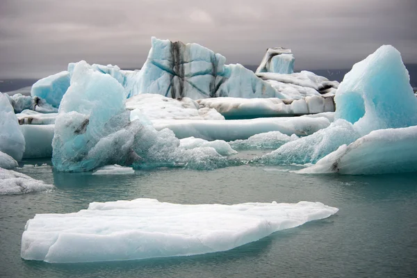 Jokulsarlon, glacer lagoon, IJsland — Stockfoto