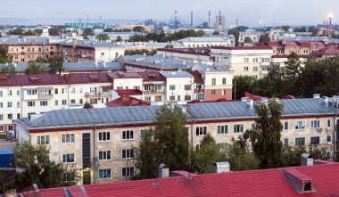 Şehir Manzaralı, eski çatı