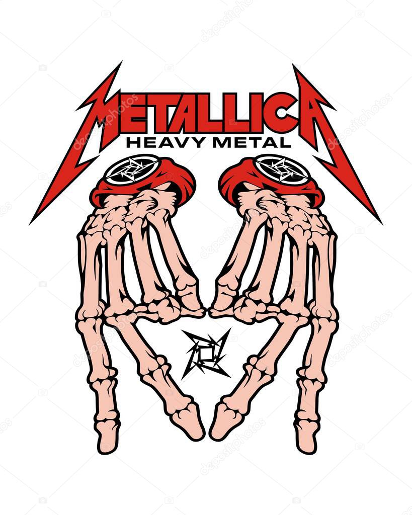 Poster metallica rock & roll