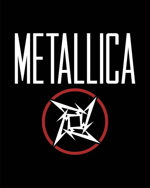 Pokryj Roku Lagend Metallica — Wektor stockowy