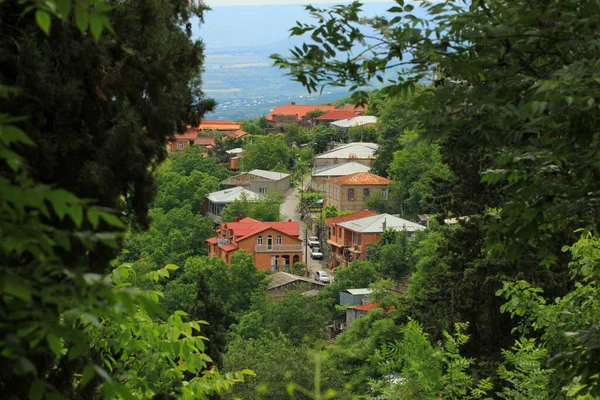 Georgia Bela Rua Sighnaghi — Fotografia de Stock