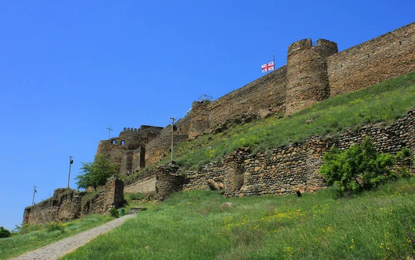 Georgien Vacker Fästning Staden Gori Fästning Stadens Centrum Berget — Stockfoto