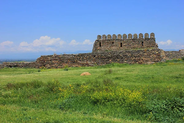 Georgien Vacker Fästning Staden Gori Fästning Stadens Centrum Berget — Stockfoto