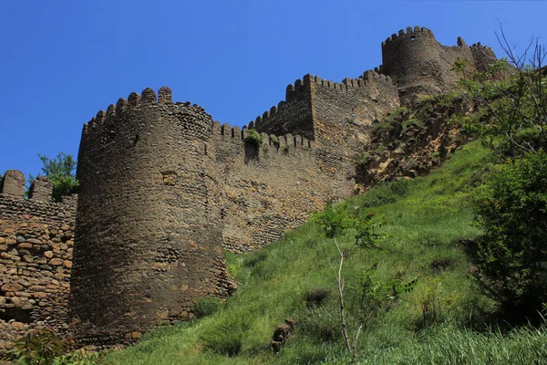 ジョージア ゴリ市内の美しい要塞 山の上の市内中心部の要塞 — ストック写真