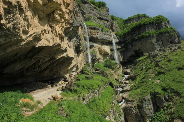 Azerbaiyán Hermosas Cascadas Pueblo Laza Distrito Kusar —  Fotos de Stock