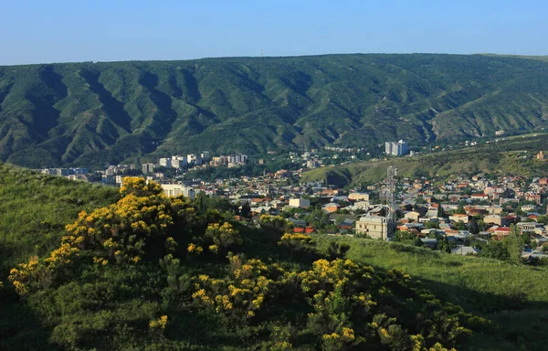 Джорджия Красивый Вид Город Тбилиси Центр Города — стоковое фото