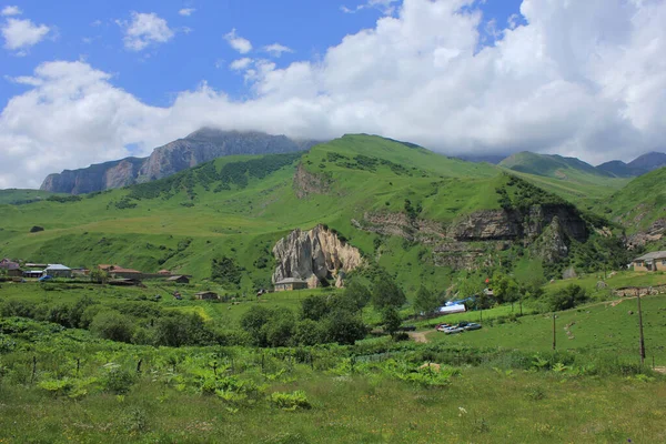 Azerbejdżan Wioska Pięknych Górach Dzielnica Kusar Wioska Laza — Zdjęcie stockowe