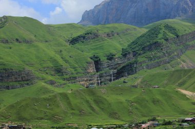 Azerbaycan. Kafkasların güzel dağları. Kusar bölgesi.