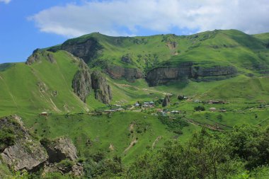 Azerbaycan. Kafkasların güzel dağları. Kusar bölgesi.