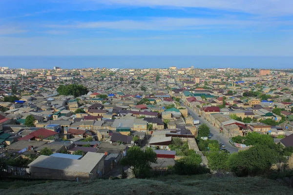 Дагестан Прекрасный Город Дербент Закате Солнца — стоковое фото