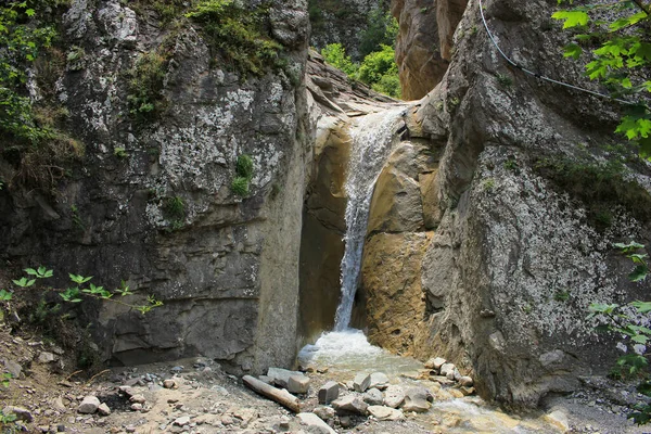 Азербайджан Дуже Гарний Водоспад Село Лагідж — стокове фото