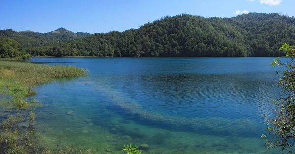 Ázerbájdžán Ganjo Krásné Modré Horské Jezero — Stock fotografie