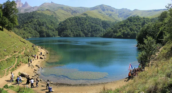 Azerbaiyán Ganja Hermoso Lago Ciervos Montaña — Foto de Stock