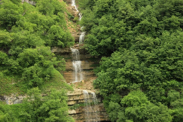 Azerbaiyán Una Hermosa Cascada Cascada Alto Las Montañas —  Fotos de Stock