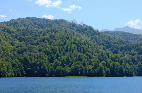 Azerbaigian Ganja Bellissimo Lago Montagna Blu — Foto Stock