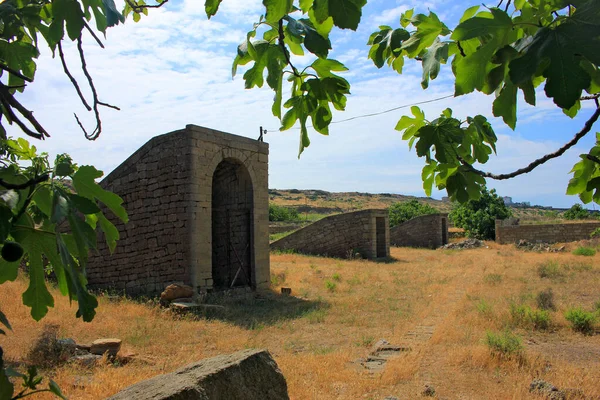 Нардаран Азербайджан 2019 Рік Стародавні Три Криниці — стокове фото