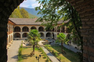 Sheki şehri. Azerbaycan. 24.08.2019. Eski karavan sarayı.