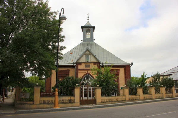 Eine Wunderschöne Moschee Zentrum Der Altstadt Kuba Stadt Aserbaidschan — Stockfoto