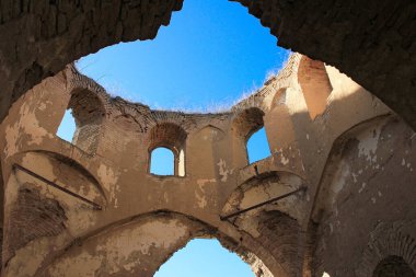 The old Albanian church of Kilvar. Shabran. Kilavar village. Azerbaijan.