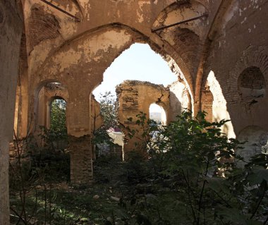 The old Albanian church of Kilvar. Shabran. Kilavar village. Azerbaijan.