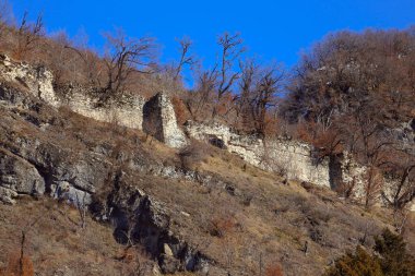 The impregnable fortress Javanshir Gala. Ismayilli region. Azerbaijan.