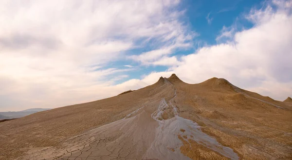 Belo Vulcão Lama Nas Montanhas Gobustan Azerbaijão — Fotografia de Stock