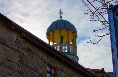 Lahij town. Azerbaijan. December 23, 2019. The building of the City History Museum.